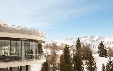 Club Med en los Alpes franceses.