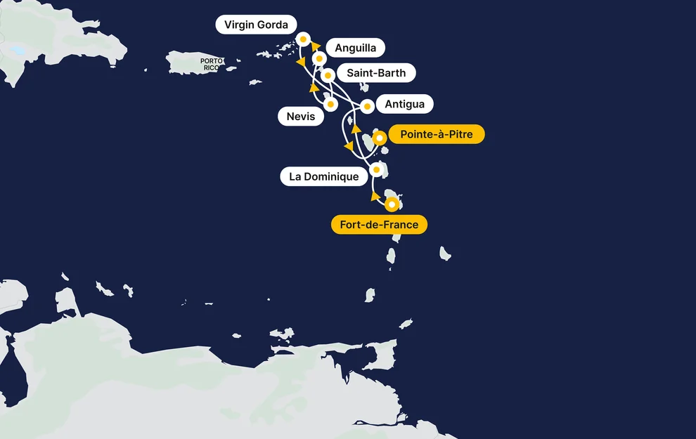 St. Barth and the Virgin Islands