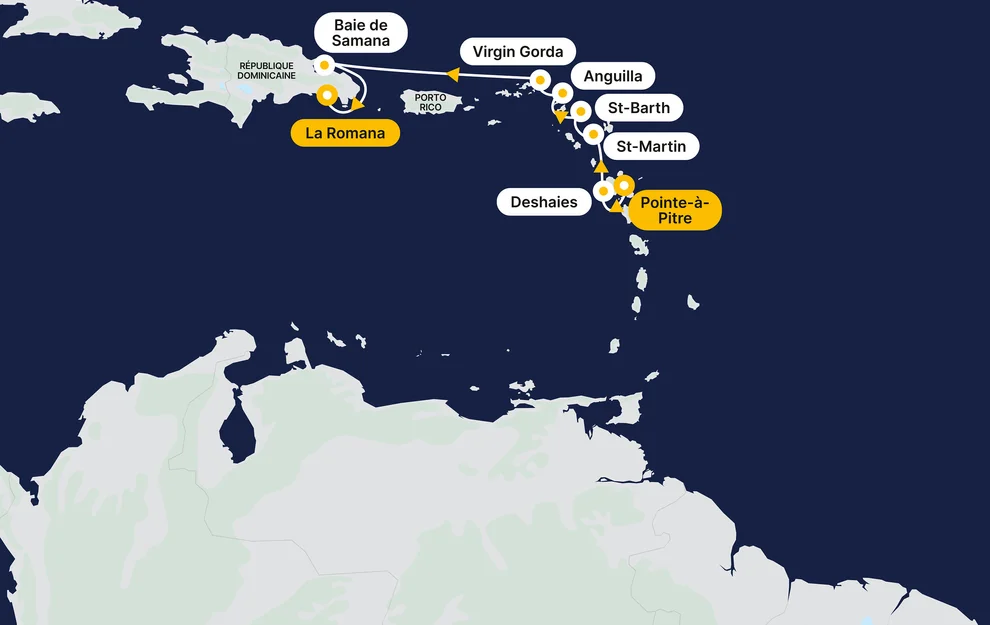 Heading for the Dominican Republic