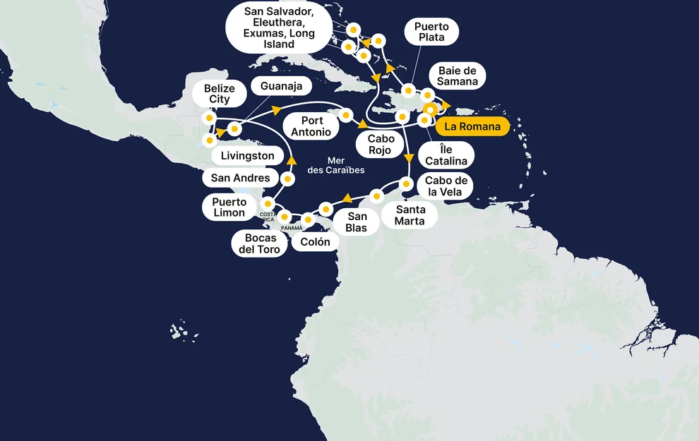 From the Bahamas to the two Americas