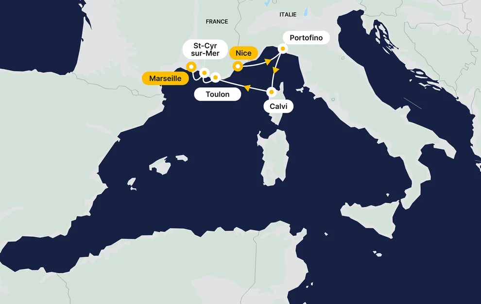 From Portofino to St-Cyr-sur-Mer