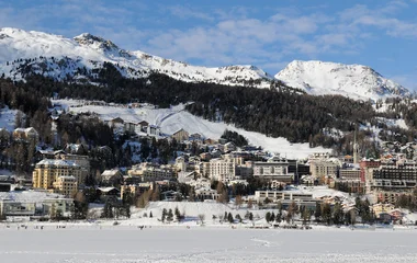 Vista aérea do Club Med St Moritz