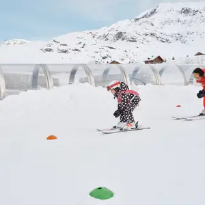 Clase de esquí.