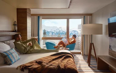 Couple à l'Alpe d'Huez