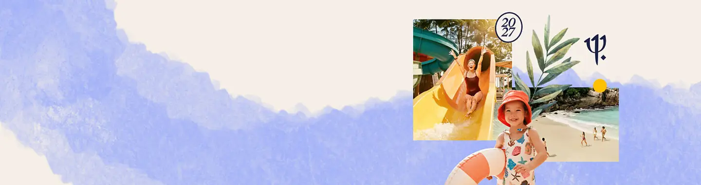 family on their sun holiday