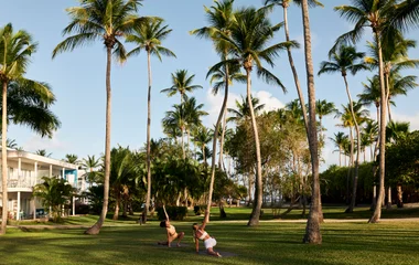 Clase de yoga.