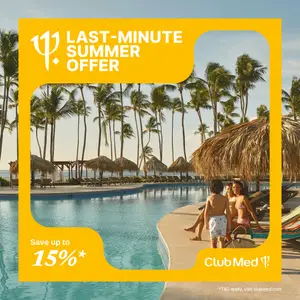 club med promo last minute sun