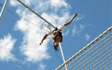Flying trapeze at Club Med