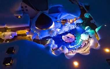 Kiroro Peak ClubMed Resort from above.