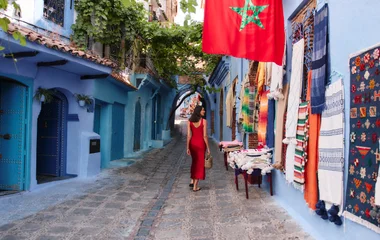 Mujer en la calle.