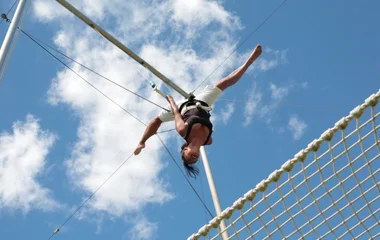 Clase de trapecio volador.