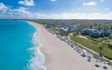 Playa en las Bahamas.