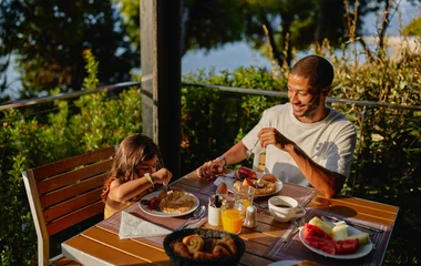 Petit dejeuner au soleil