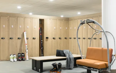 ski préparés dans votre casier avant votre arrivée