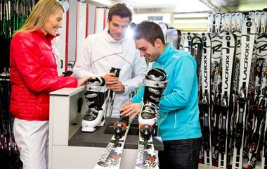 Le bon matériel, des skis aux bottes.