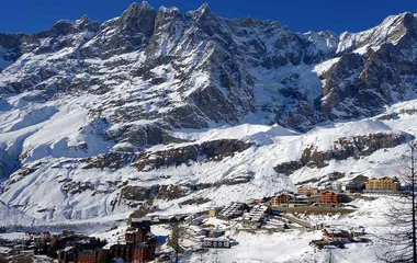 Domaine skiable enneigé à Cervinia - Club Med