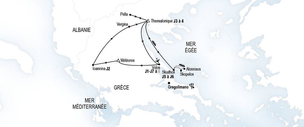 Thessalonique et les îles Sporades
