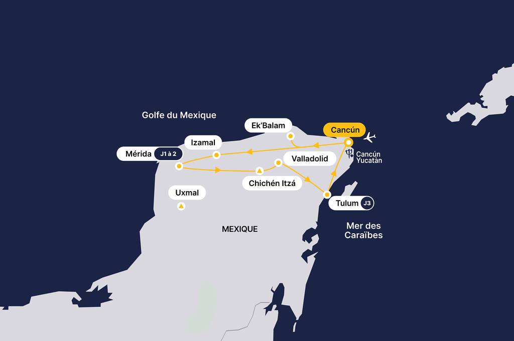Grand tour du Yucatán